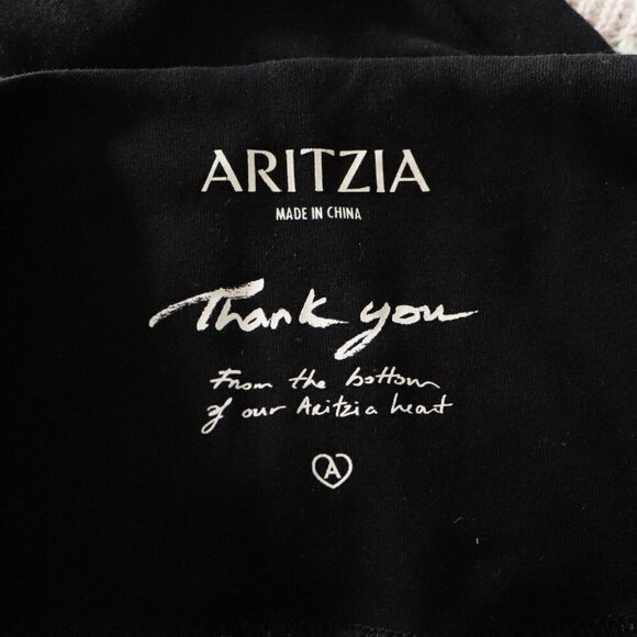 Aritzia Tna Women's Black Sz XS High Rise Activewear Stretch Pant Leggings | 31" - Picture 8 of 10